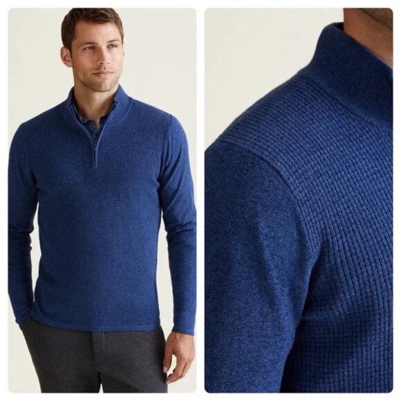 Zachary Prell Higgins Quarter Zip Sweater - Picture 1 of 7
